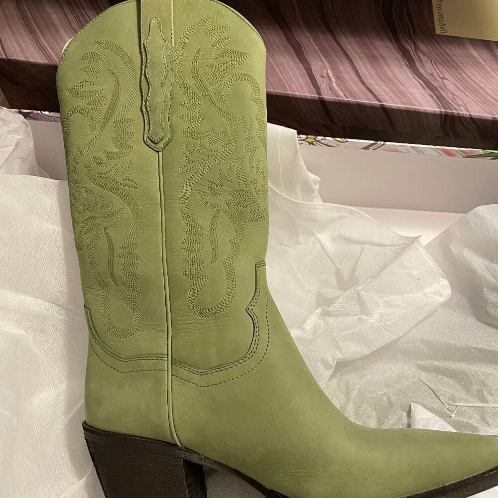 NIB Jeffrey Campbell Dagget Boot Green 7.5